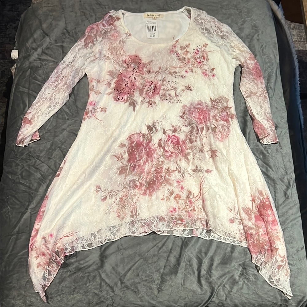 Floral Lace Women's Top